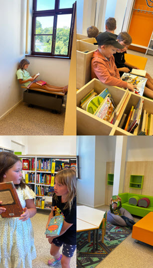 Klasse 4b in der Kinderwelt der Stadtbibo Gotha