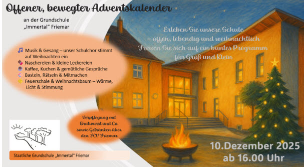 Einladung - bewegter Adventskalender
