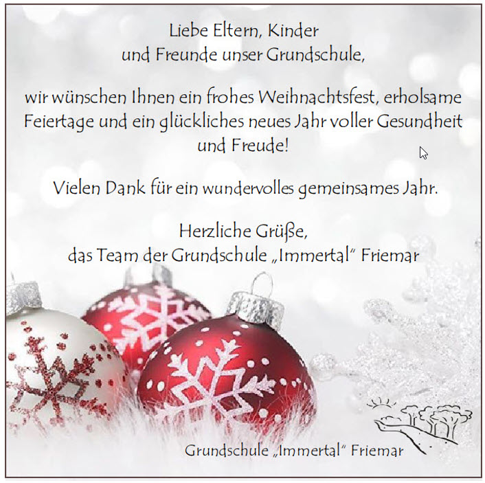 Weihnachtsgrüße